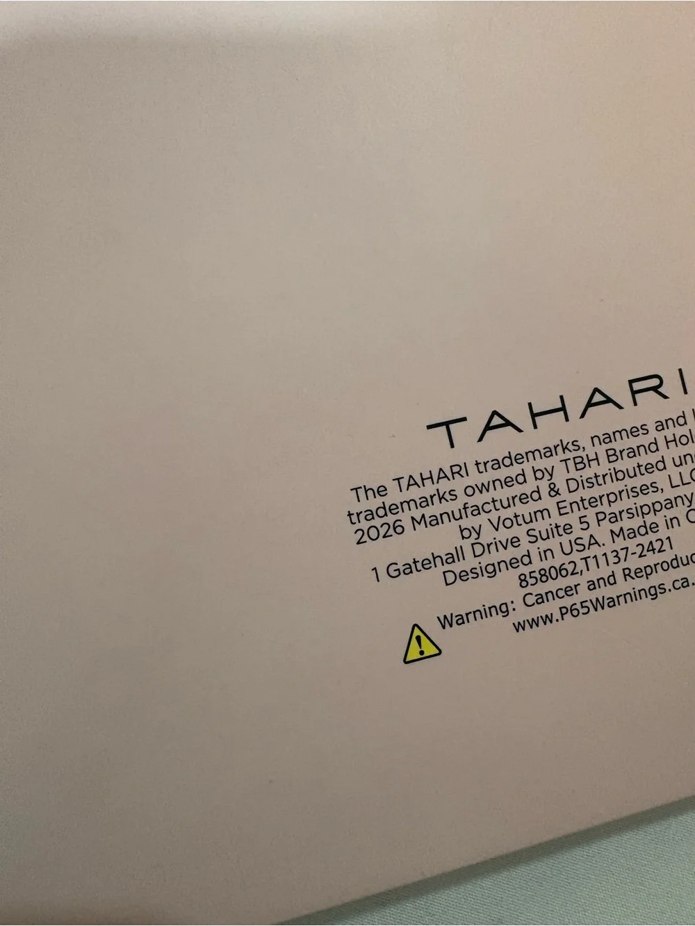 Tahari Blush Pink Weekly Planner with Gold Discs - New